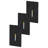 Led Vertical 5Cct Step Lights, Replaceable Magnetic Faceplat Indoor Stair Light, Dimmable, Black
