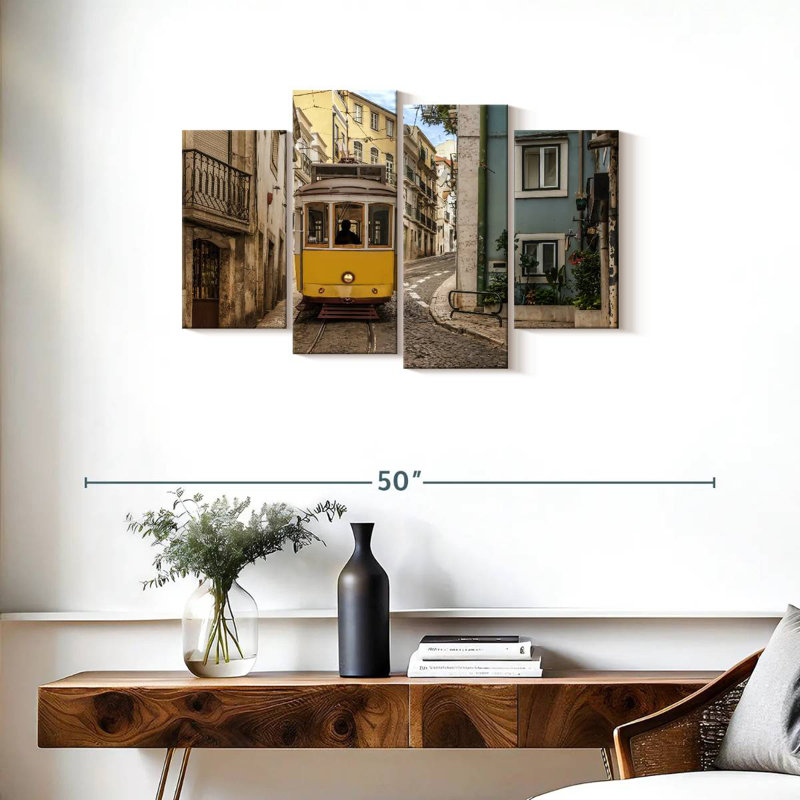 Mehar Lisbon Tram Ride, 22" H x 36" W