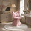 Élégant fauteuil de coiffeuse pivotant avec dossier papillon, tabouret de maquillage confortable pour la chambre à coucher et le salon, mobilier d'appoint durable et élégant