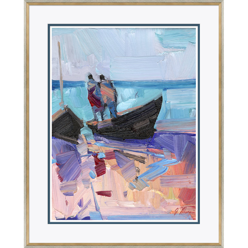 Along The Shore Painting by Joseph Mota