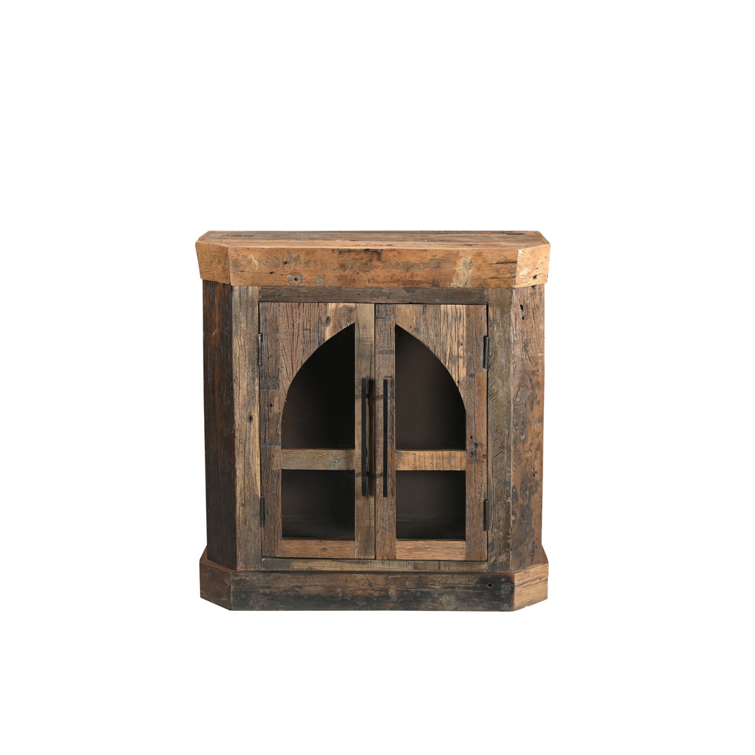 Durias Solid Wood Accent Cabinet Loon Peak®