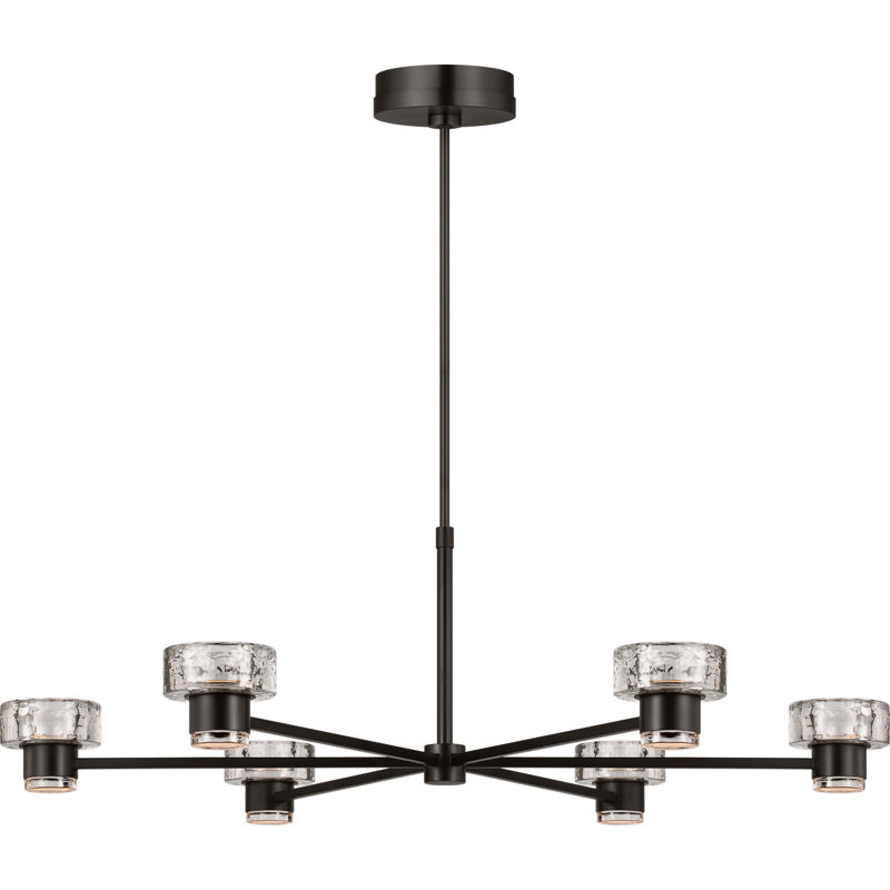 Chapman and Myers Rustic Holsted Chandelier, Aged Iron