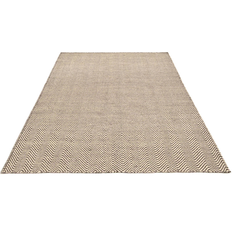 Rectangle 98 cm x 160 cm Chevron Hand Woven Kilim