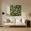 «Hawaiian Passion Fruit», art mural en métal vert-754772072