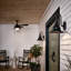 Luminaire de grange d'extérieur noir Godina-2079476306