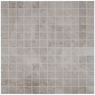 Carreau de mosaïque en céramique mat pour mur et plancher 12 po x 12 po Ansello
