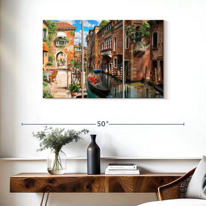 Mehar Venice Canal House, H 24 po x l 38 po