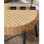 Ensemble bistro 3 pièces, chaises d'extérieur en osier avec table basse-976229467