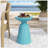 Outdoor Metal End Table -Large-1725092962