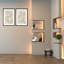 Abstract Sophisticated Line Diptych-506476944