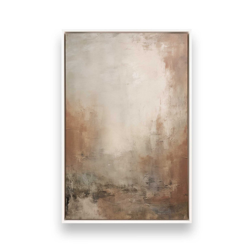 «Russet Mist Déroulant», reproduction sur toile roulée, Cadre flottant, H 36,75 po x l 24,75 po x P 1,75 po, Blanc opaque