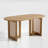 Midkiff 33.5"W×30"H Oval Dining Table Kitchen Table with Rattan Double Pedestals-2103659486-2123654460