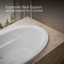 Sunward 72" x 42" Soaking Bathtub-2382352