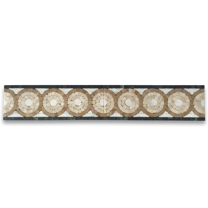 Aura Gold 4" x 11" Marble Mosaic Wall & Floor Tile