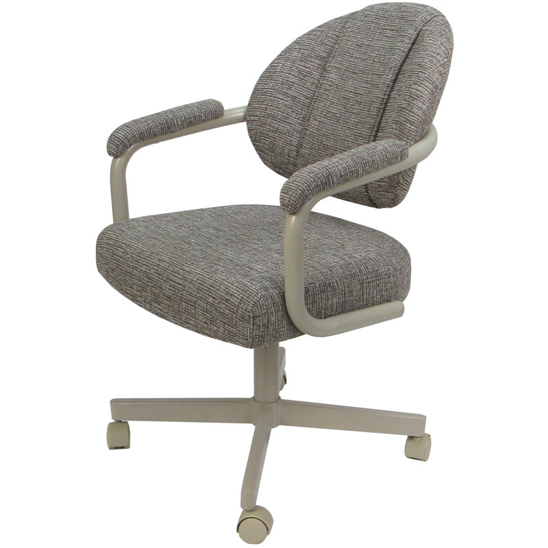 Chaise avec accoudoirs Magaw, Beige