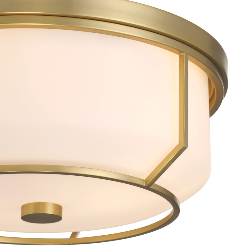 2LT Flushmount, Soft Gold