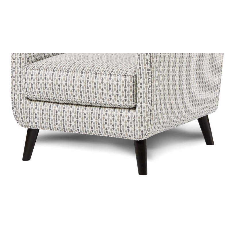 Chaise rembourrée en tissu doux