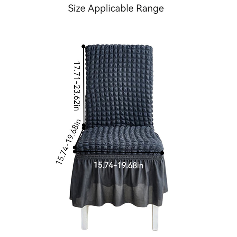 Housse pour chaise de salle à manger en polyester