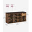 10 Pair Stackable Shoe Storage Cabinet