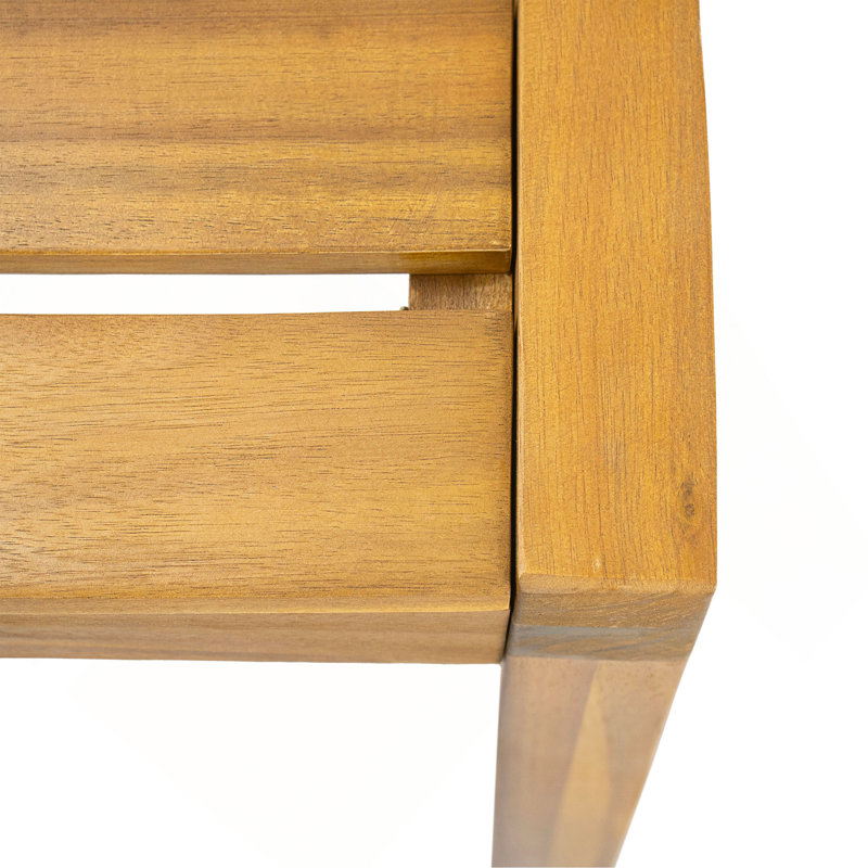 Ensemble repas d'extérieur 5 pièces en bois d'acacia