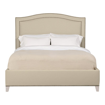 Caroline/Casey Queen Upholstered Low Profile Panel Bed