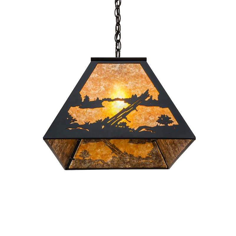Lockheart 6 - Light Pendant, Textured Black