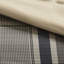Twin Bedding With Plaid Comforter - Contrasting Flange, Sheets Navy And Taupe Long-lasting, Quality