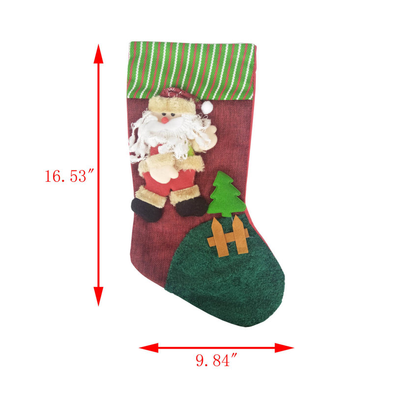 Sac de Noël 14 x 9 po