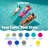 TRC Recreation Sunsation 1.75" Thick Foam Lounger Raft Pool Float-95982356