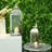 2 Piece 20.5''&15" Stainless Steel Floor Lantern Set