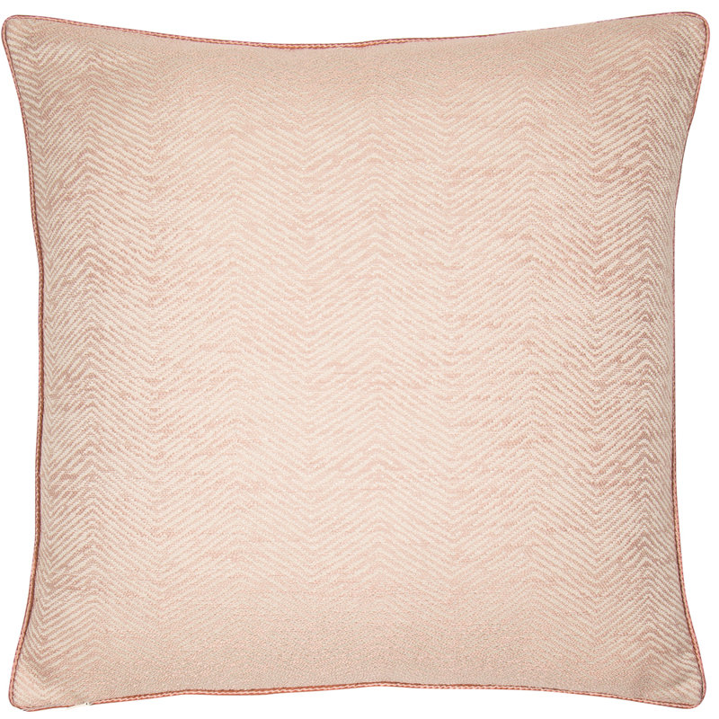 Deeter Chevron Square Cushion, 43 x 43cm, Grey