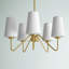 Lustre en laiton à 5 lumières Higginson-80646246