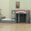 Lit mezzanine multifonctionnel avec placard intégré et tringle-1693270557