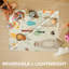 AIYAPLAY Baby Play Mat Foldable 177 x 146 x 1.5cm Animal Theme