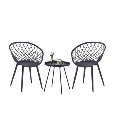Round 3 - Piece 2 - Person 44Cm L Outdoor Bistro Set