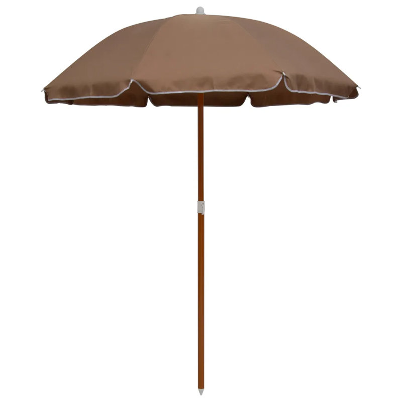 Collin 180cm Beach Parasol, Taupe