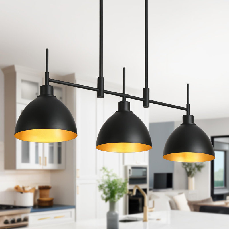 Ledgen 3 - Light Kitchen Island Dome Pendant 