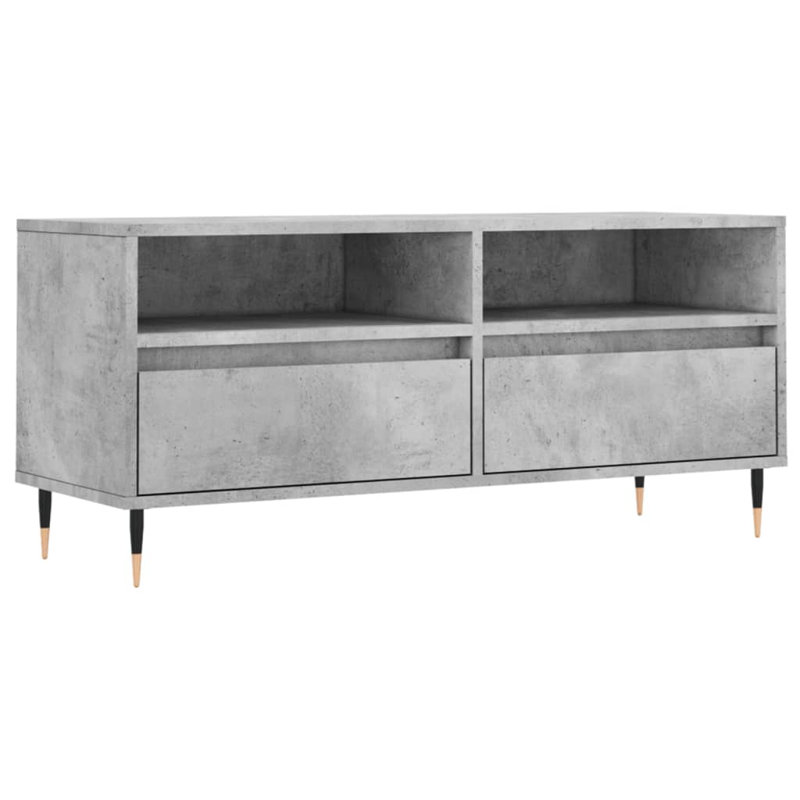 Boneta TV Stand for TVs up to 43", Concrete Grey