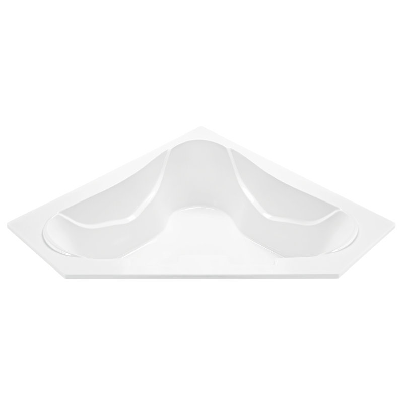 Baignoire encastrée 66 po MTI Solutions, Blanc