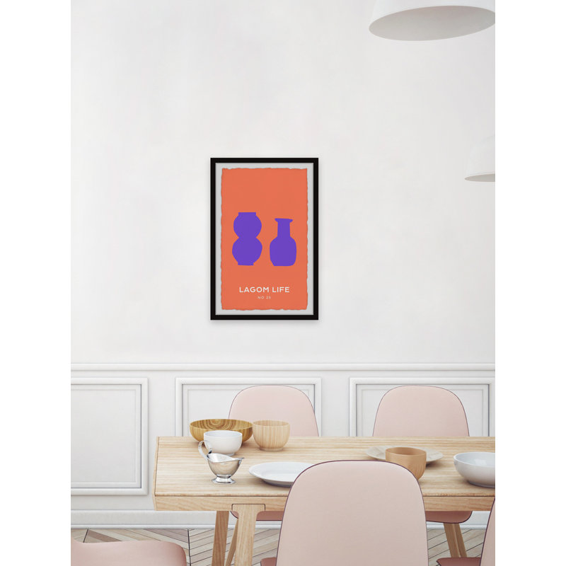 Lagom Life - Single Picture Frame Print, 61cm H x 41cm W x 3.81cm D