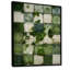 Carreaux floraux verts botaniques IV - Décoration murale abstraite en carreaux-488731403-522504244