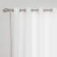 Paire de rideaux semi-transparents avec œillets Hoysted-28189049-28212916