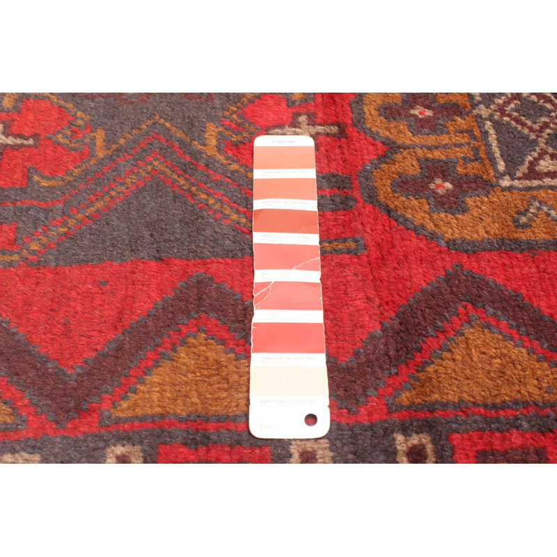 Rizbaft Red Rug 3'5" x 5'11"