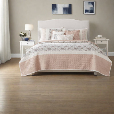 Ensemble de literie réversible 6 pièces, maison de ferme en coton percale