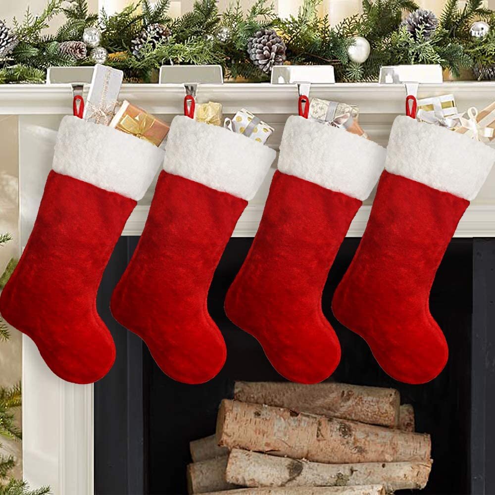 The Holiday Aisle® 4 Piece Christmas Stock Set | Wayfair