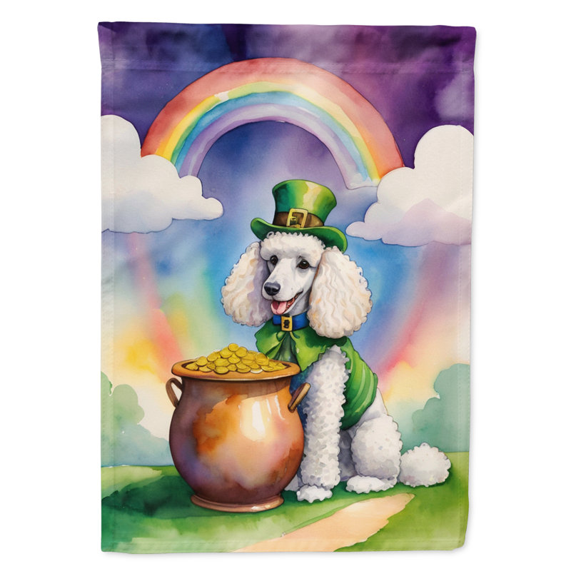 Double Sided 40'' H x 28'' W Polyester St Patrick's Day House Flag