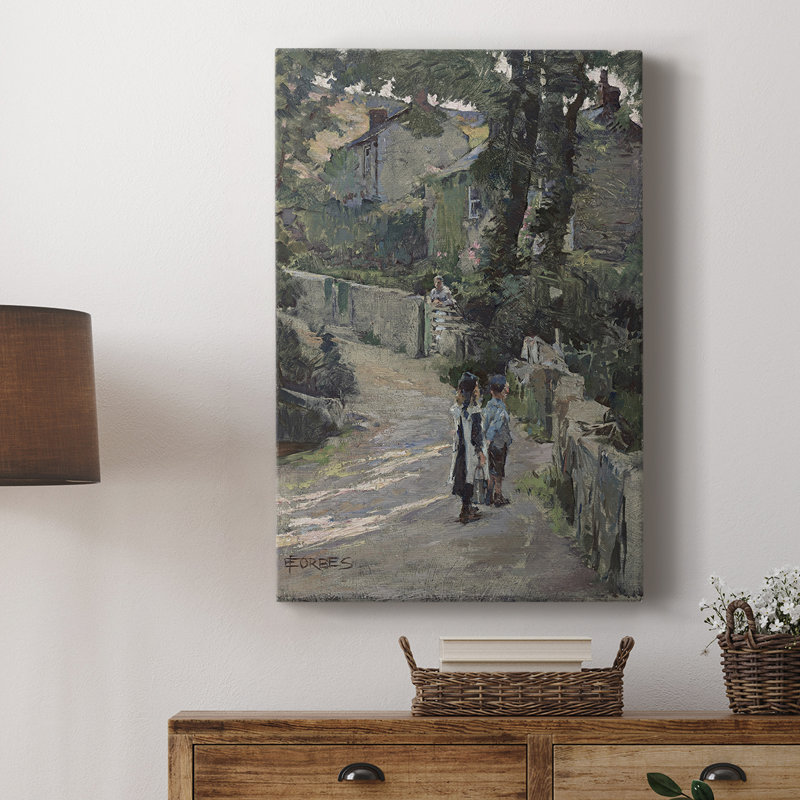 Paysage rétro CXLII - galerie Cavas, H 36 po x l 24 po