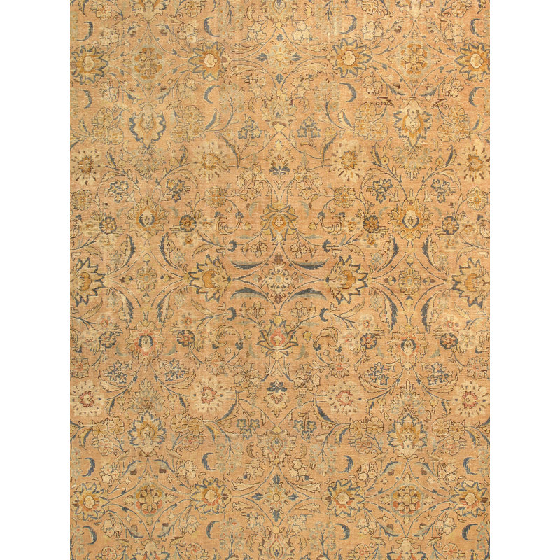 Antique One-of-a-Kind Rectangle 11'6" X 16'8" Hand Knotted Area Rug