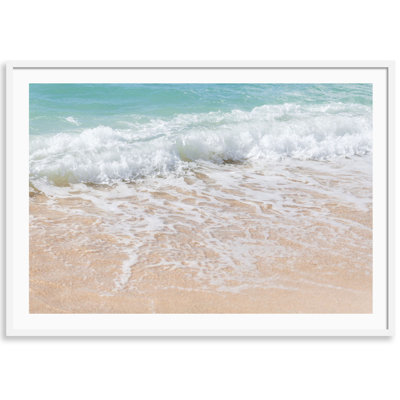 Kauai Ocean And Sand Print by Carly Tabak