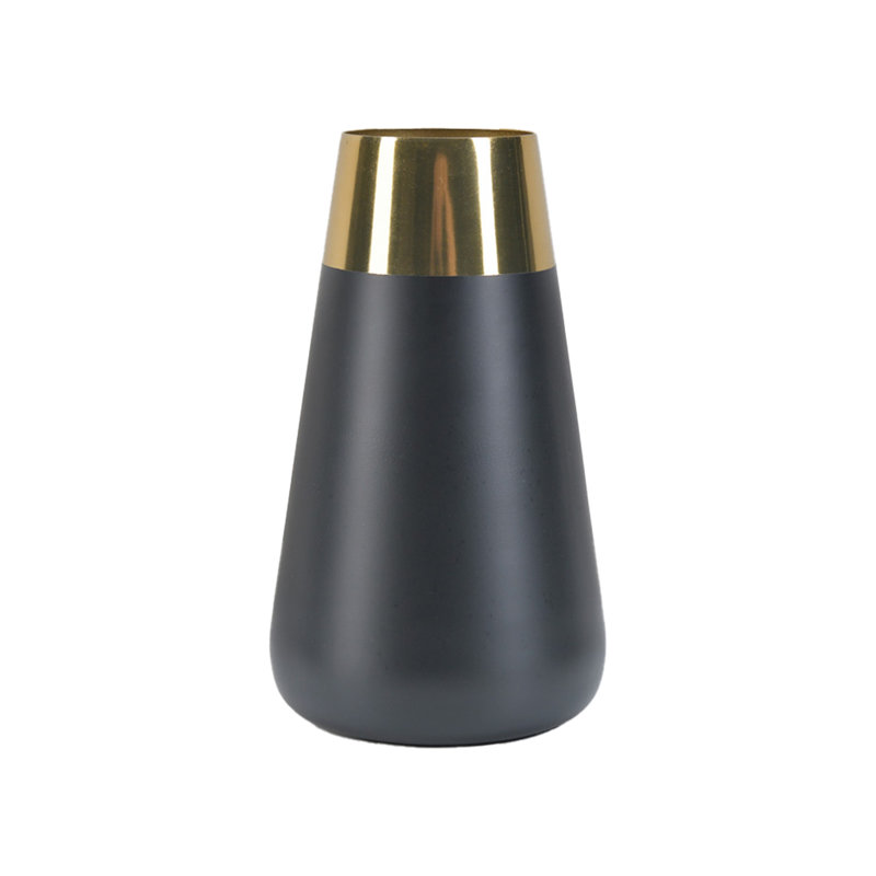 Shenka Stainless Steel Table Vase, 6.25" H x 3.5" W x 3.5" D